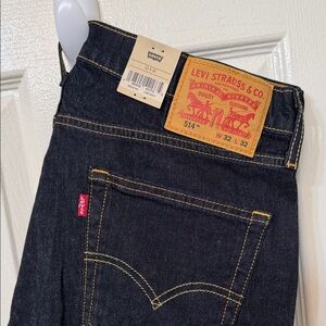 Levi's 514 Men's Dark Blue Slim Straight Jeans